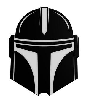 Mandalorian helmet - wall art