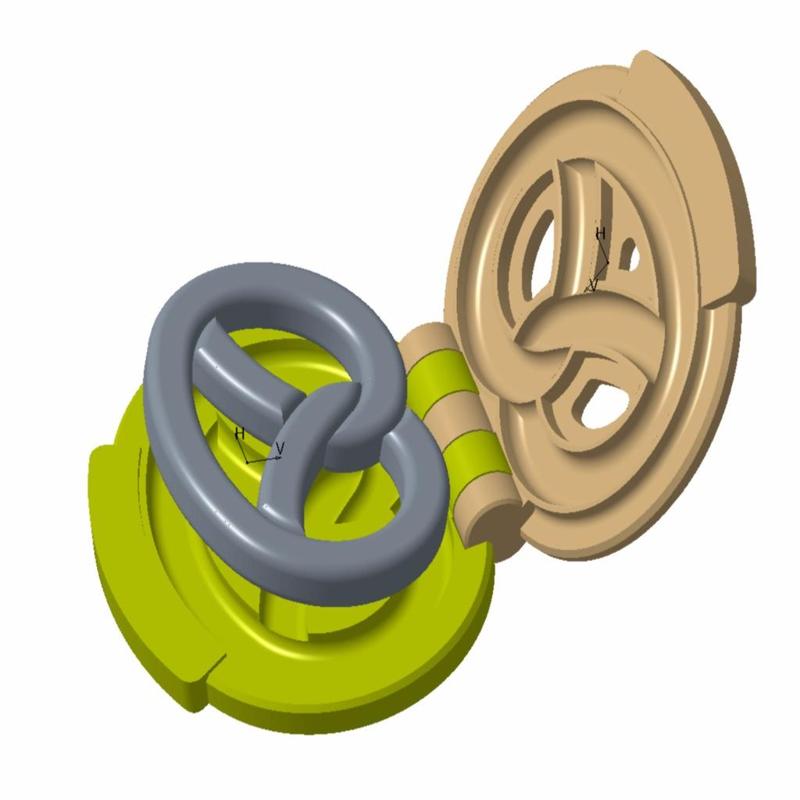 Mold for pretzel