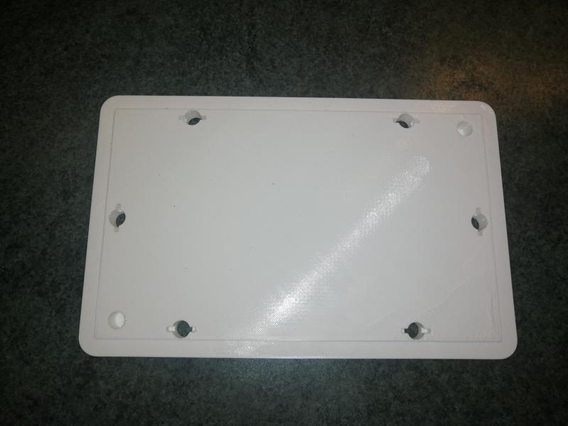 Service removable condenser door for clothes dryer Bosch Siemens