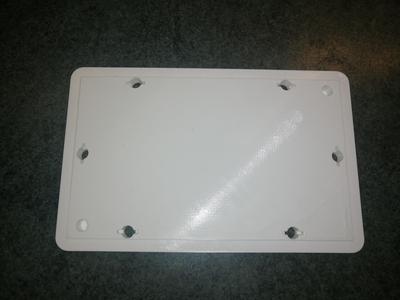 Service removable condenser door for clothes dryer Bosch Siemens