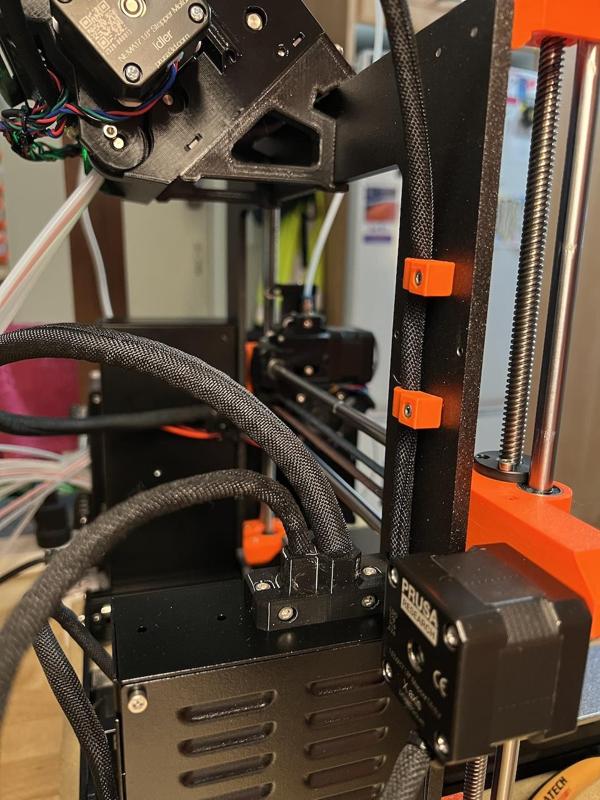Prusa MMU3 Tidy Cable Clamps (Flat Frame)