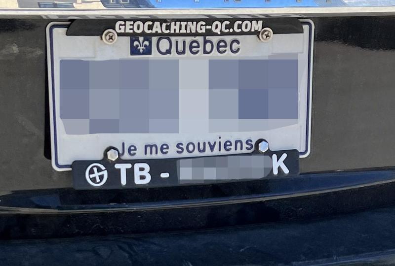 License Plate (for geocaching... or not!)