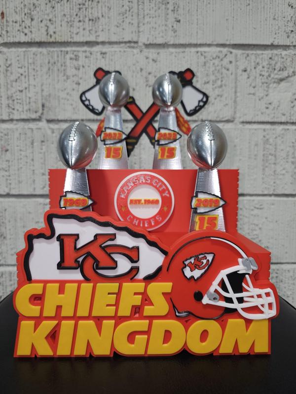 Kansas City Chiefs Ultimate Championship Display Stand