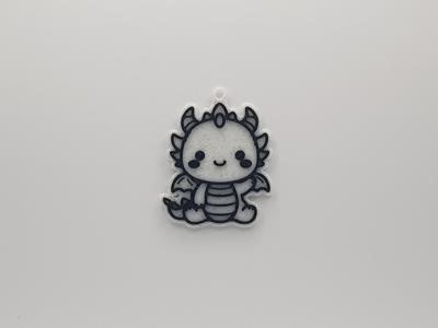 Baby Dragon Waving Keychain