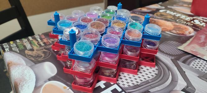 Nail art decorative powder holder