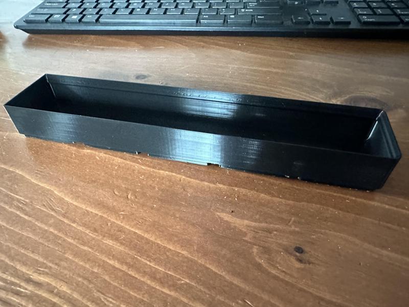 1x5x3 Gridfinity Tray - No Magnet Holes