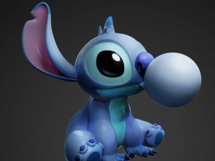 Stitch Bubble Gum Figurine