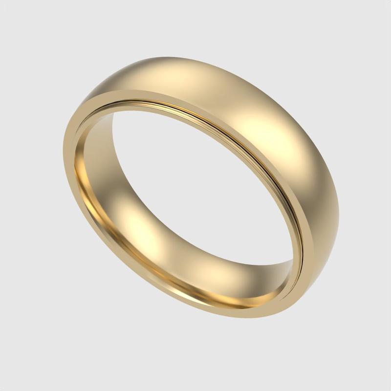 Classic Domed Comfort Fit Band 3D print