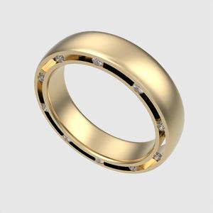 Sophisticated Classic Eternity Band 3D print