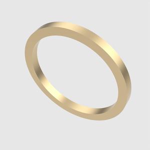 Classic Mens Wedding Ring 3D print