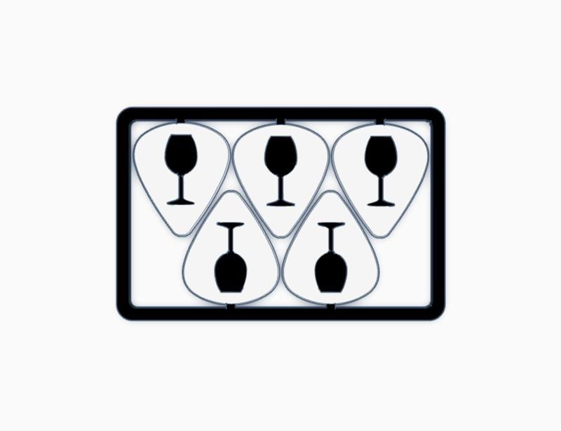 Wine Glass PickCard