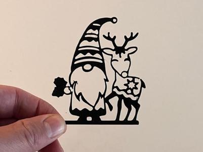Gnome and a reindeer