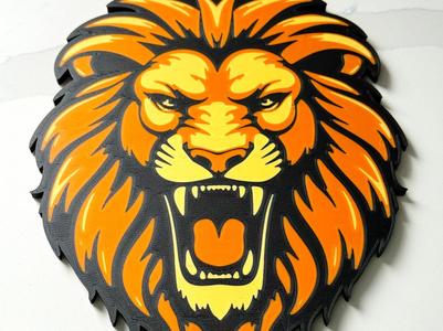 Roaring Lion Wall Art