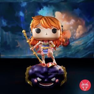 NAMI ON ZEUS ONE PIECE CUSTOM FUNKO POP