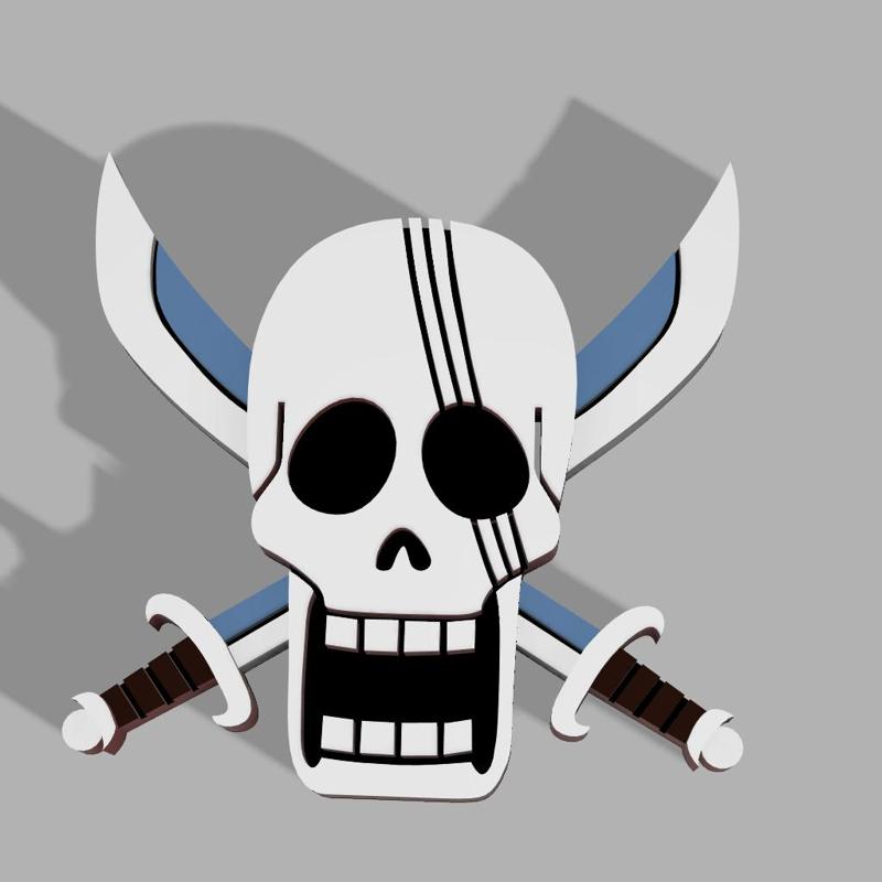 Jolly Roger Akagami One Piece