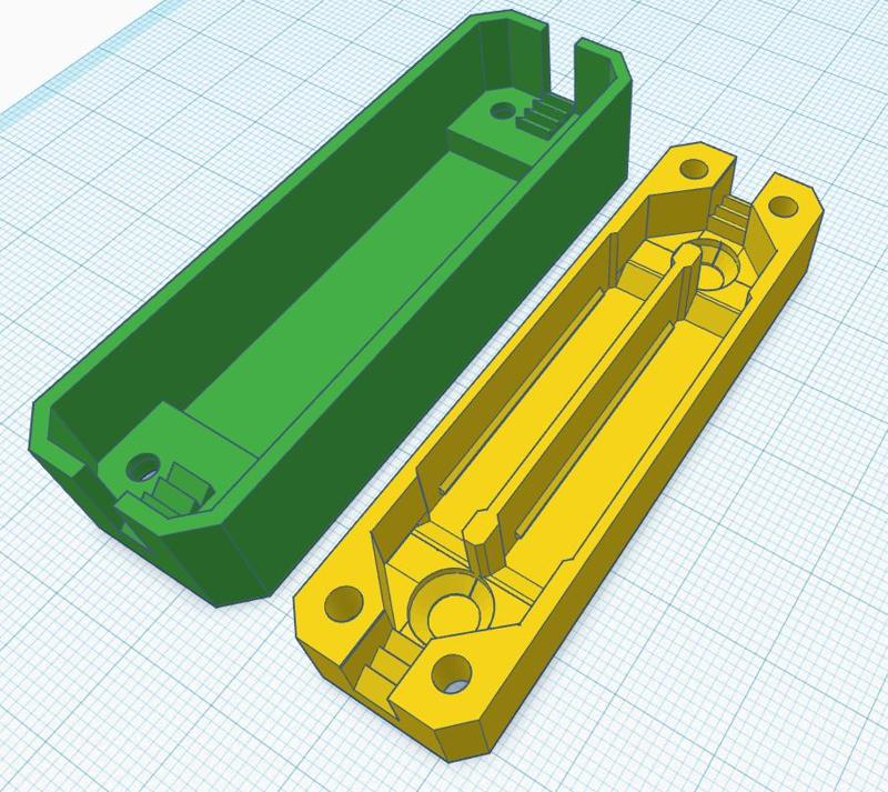 WAGO 221 extension box for 2 inline connectors