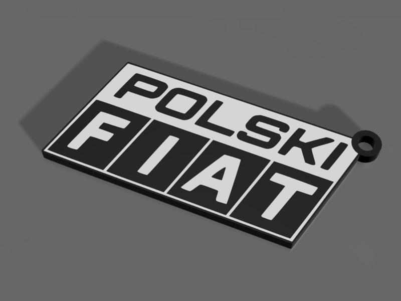 Polski Fiat Keychain