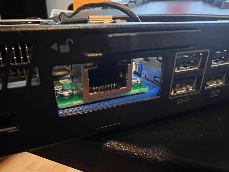 HP Flex IO V1 Bracket for 2.5Gbe m.2 Network Card