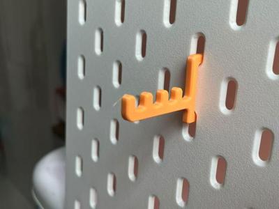 IKEA hole board hook duan -2-7