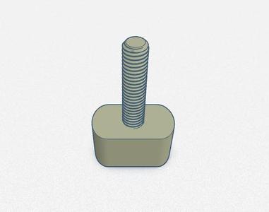 M4 screw with handle