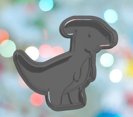Dinosaur Parasaurolophus Cookie Cutter