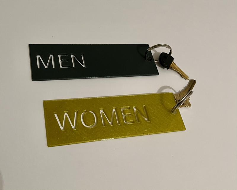 Restroom KeyChain