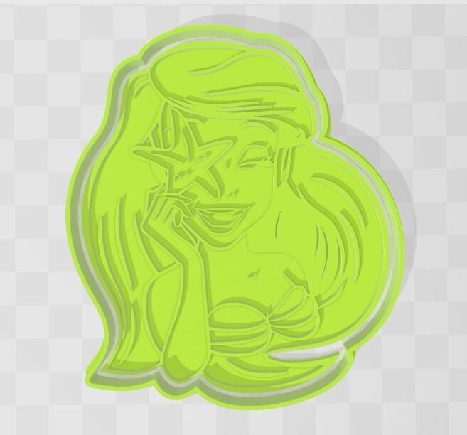 Cookie cutter Little Mermaid Ariel
