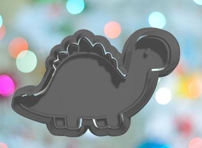 Dinosaur Brachiosaurus  Cookie Cutter
