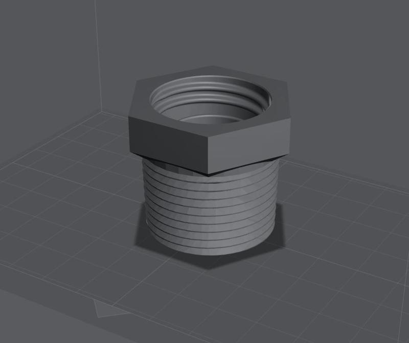 Pet Bottle Thread to 1 Inch NPT Thread Adaptor (Homebrewing)