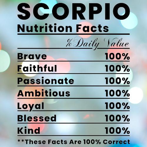 Giant 12cm Scorpio Facts Cookie Cutter