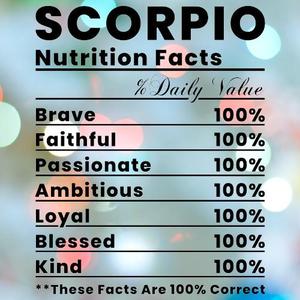 Giant 12cm Scorpio Facts Cookie Cutter