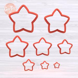 SET STARS / COOKIE CUTTER STARS