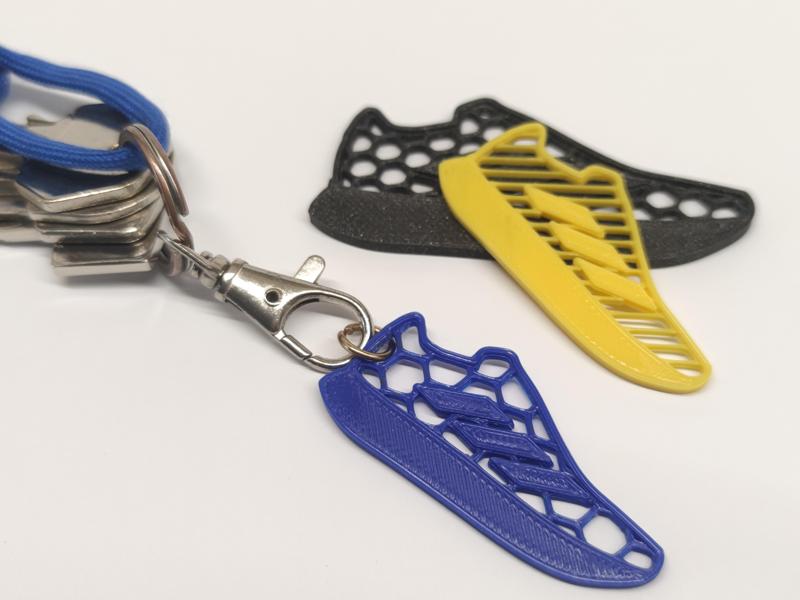 Running shoe keychain (Adidas)