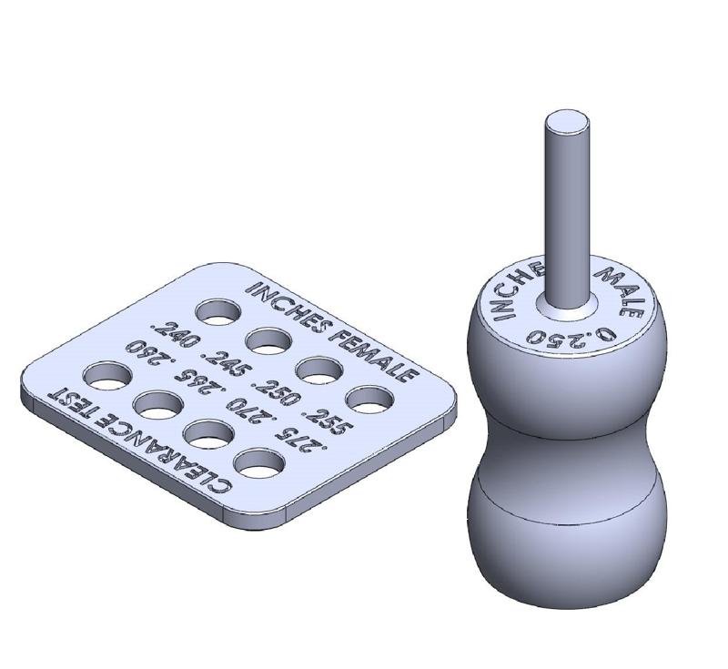 0.25 Inch Clearance Test