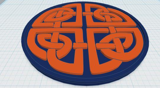 Celtic Mandala Coaster 50
