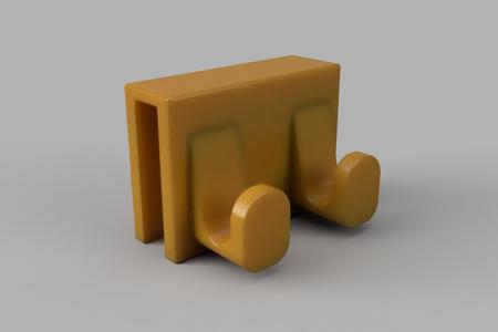 Glass shower wall hanger/hooks for 10mm glass