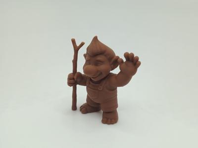 Happy Wandering Troll Gnome with Staff