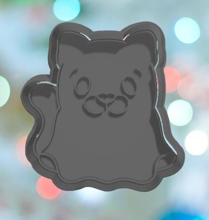 Halloween Ghost Cat Cookie Cutter