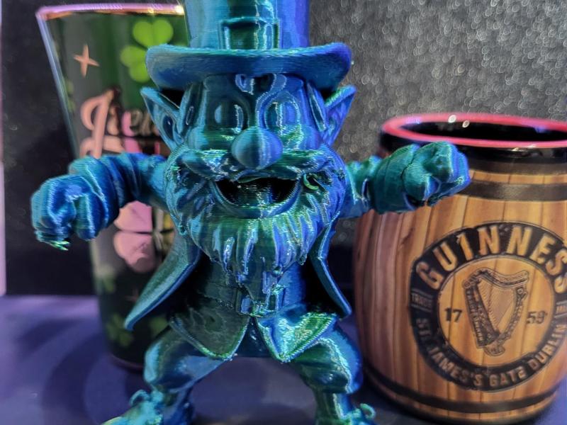 St Patricks Day Fighting Leprechaun