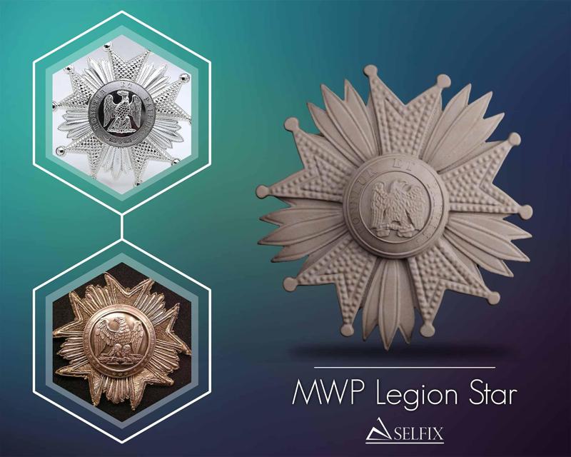 French MWP Legion Star medal