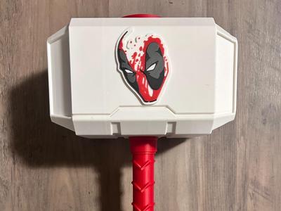 Bloody Deadpool LOGO for Thor's Hammer