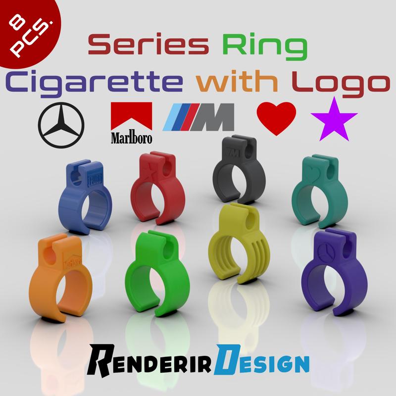 Series Ring Cigarette with Logo