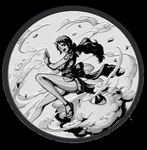 nami one piece coaster