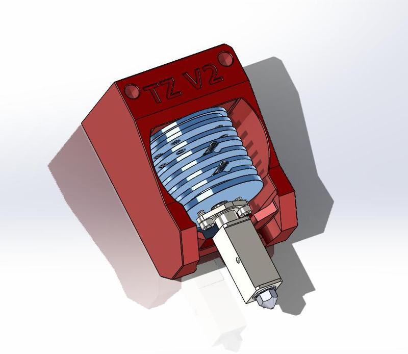 Voron V0.2 mount for TZ V2 /  TZ-V6-2.0