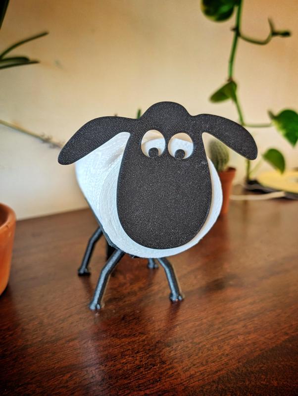 Shaun the Sheep *Usable* Toilet Paper Roll Holder