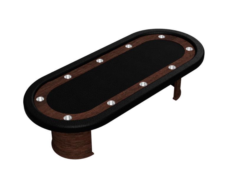 Oval Poker Table
