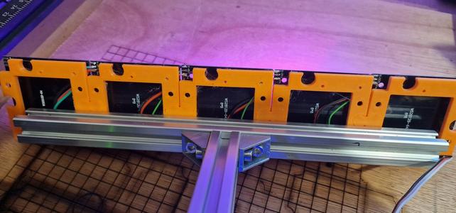 Holder for 8x8 WS8218 LEDs