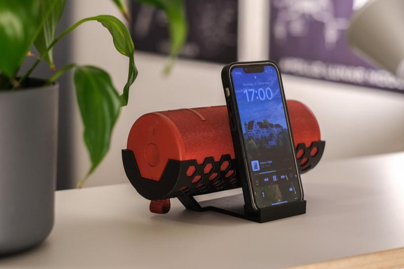 UE Boom and Phone Holder