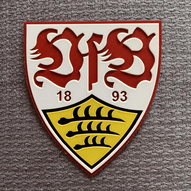 HueForge: Wappen / Emblem VfB Stuttgart 1893