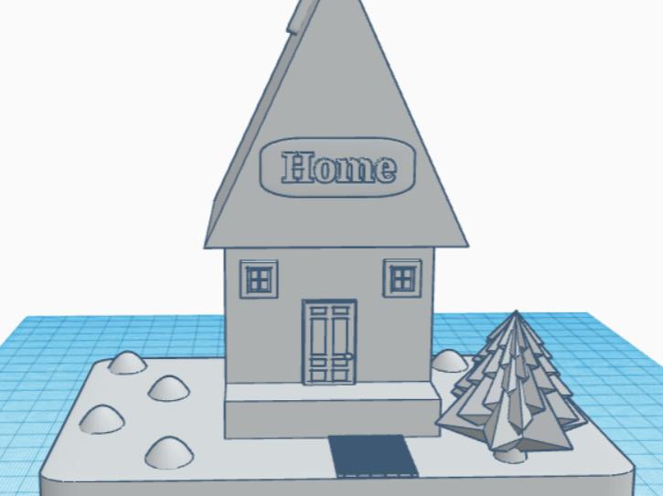 Cute village house